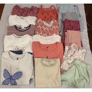 Lot of 16 Mixed Tops & Bottoms Tea Collection/Garnet Hill/Other Brands Size 9-10